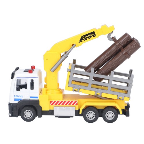 (Yellow)Toy Trucks Rc Forklift Logging Truck Toy Garbage Model - Picture 10 of 12
