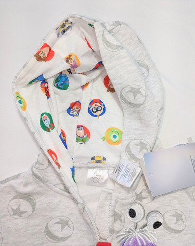 Disney's Pixar Character Licensed Fleece Hooded Full Zip Jacket Boys Size 6 - Picture 4 of 11