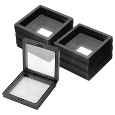 20 Pcs Press on Nail Storage Box Packaging Box, Black