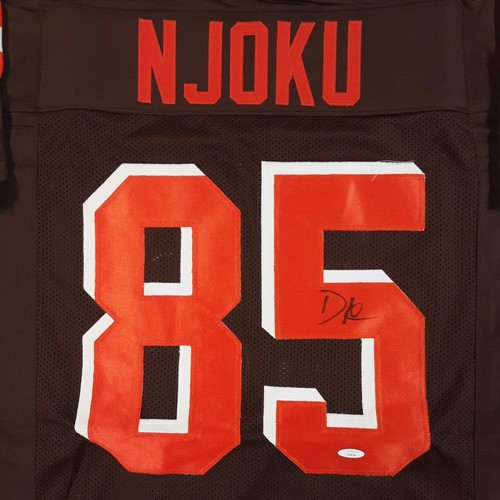 David Njoku Authentic Signed Pro Style Jersey Autographed JSA R1 - Picture 3 of 5