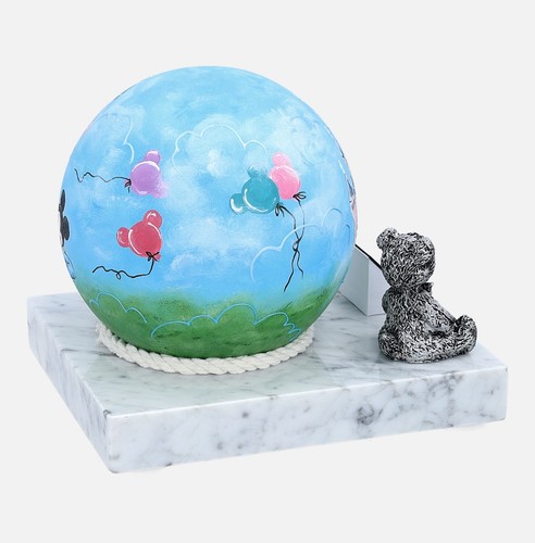 Urn for a child - fairy ball on a marble base - Bild 6 von 7