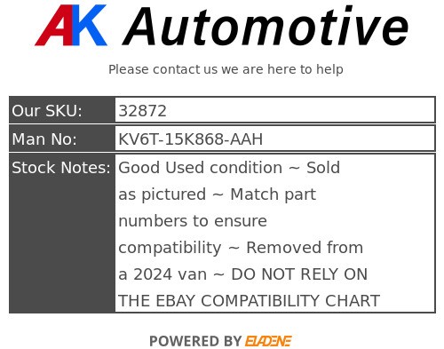 Ford Transit Connect MK2 19-24 Rear Parking Sensors Wiring Loom KV6T-15K868-AAH - Picture 7 of 8
