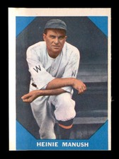 1960 Fleer #18 Heinie Manush  EX/EX+ X3259480
