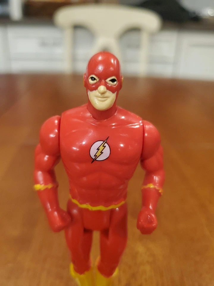 Figura de acción vintage ToyBiz The Flash DC Super Powers 1990 5 pulgadas rara🔥 Foto 4 de 4