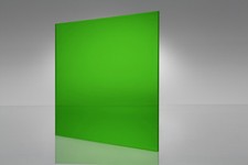 Green Transparent Acrylic Plexiglass sheet 1/16" x 12" x 24" (#2092)