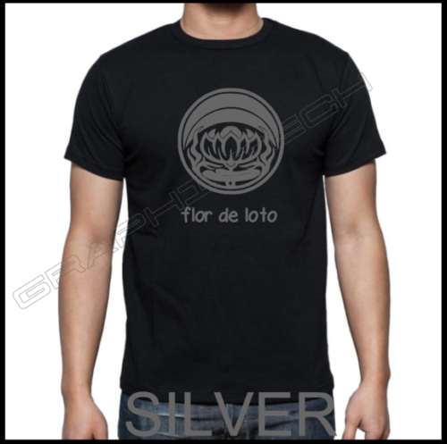 T-SHIRT NERA/BLACK HEROES DEL SILENZIO FIORE DI LOTO ROCK SPAGNOLO PLAYERA - Foto 19 di 20