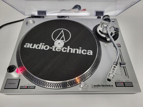 Audio Technica AT-LP120-USB Turntable w/Cartridge Parts -Left Channel Distorted - Picture 2 of 21