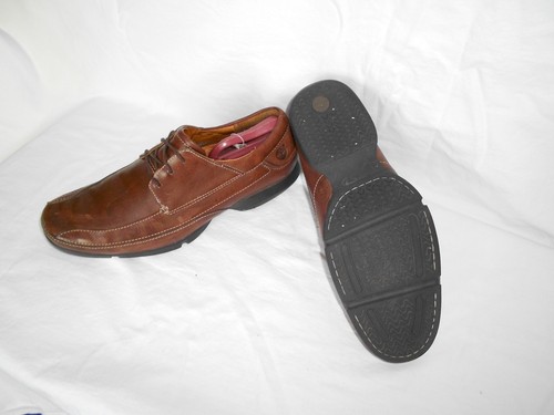 Mens Timberland Brown Leather Casual Sport Oxfords Size 10.5 vendre D