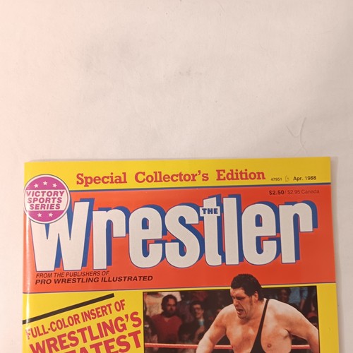 Vintage April 1988 The Wrestler Magazine Collectors Edition WCW,WWF - Picture 4 of 7