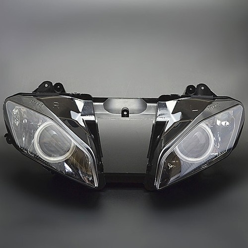 Front Headlight Devil Angel Eye HID Projector Halogen Lamp Fit For Yamaha YZF R6