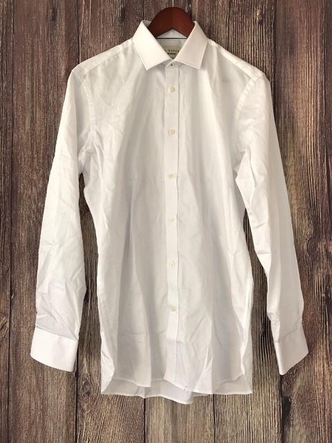Ted Baker Endurance Caramor Trim Fit Solid Dress Shirt - White Size 15 - 32/33 | eBay