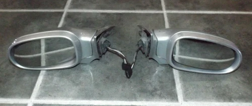 MERCEDES SLK R170 1996 - 1999 PAIR (2) PRE FACELIFT SILVER ELECTRIC WING MIRRORS
