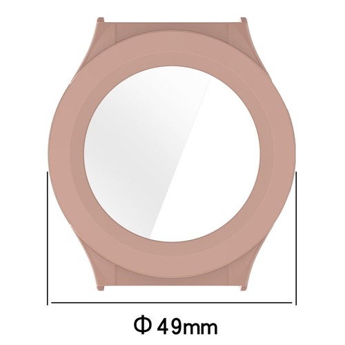 Für Amazfit Cheetah Round Kunststoff Watch Hülle + Tempered 9H Hart Glas Schwarz - Zdjęcie 7 z 7