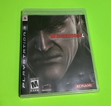 PS3 PlayStation 3 Metal Gear Solid 4 Guns Of The Patriots Complete