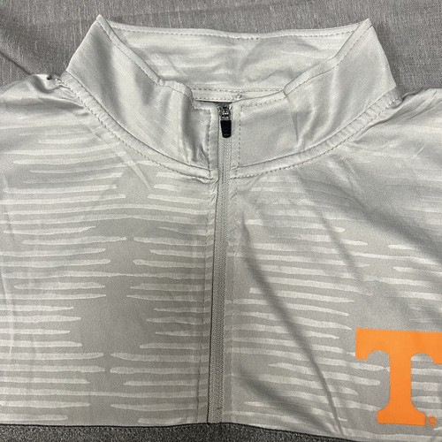 Fanatics Men’s Tennessee Volunteers Team Quarter Zip Gray Shirt Sz L NWT - Picture 4 of 7