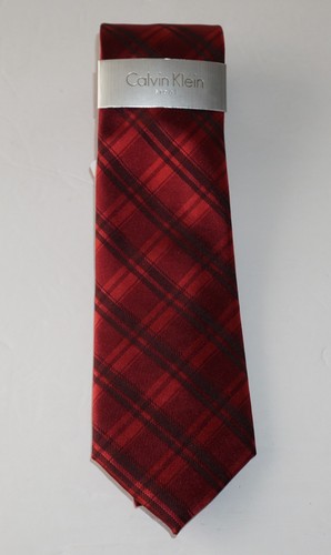 NEW Calvin Klein 100% Silk 2" 3/4 Skinny Neck Tie - Picture 6 of 7