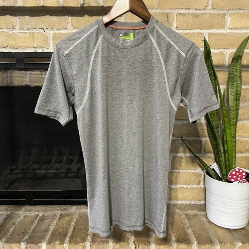 Tasc Performance Herren Bambus Kurzarm sportlich tailliert T-Shirt Größe Small