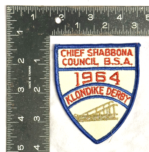 1964 Klondike Derby Chief Shabbona Council Boy Scout BSA Patch - Bild 3 von 3