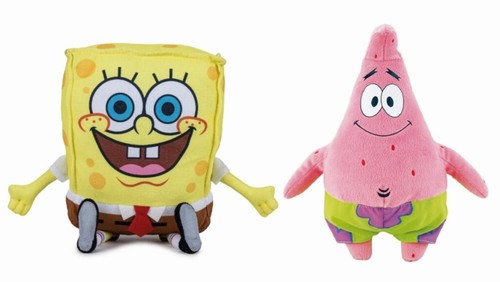 SpongeBob Schwammkopf Seestern Patrick Plüsch 17 bzw. 22 cm Kuscheltier - Bild 1 von 5