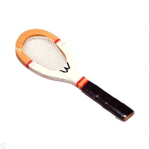 Dolls House Miniature 1/12th Scale Tennis Racquet MC4002 - Picture 1 of 1