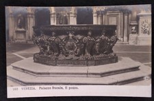 Venice Italy RPPC Postcard Early 1900s Rare Courtyard Palazzo Ducale The Well 