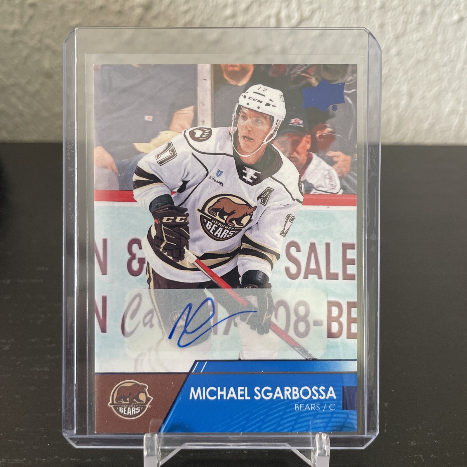 2021-22 Upper Deck AHL Auto Michael Sgarbossa #98 Auto