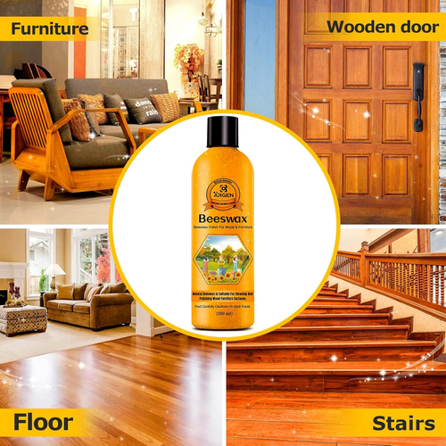 Beeswax Furniture Wood Polish - Wood Seasoning Beeswax Oil for Wood Natural Wood - Picture 7 of 12