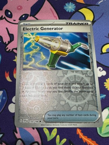 Electric Generator 170/198 Sv01: Scarlet & Violet Base Set Reverse Holo - Picture 1 of 2