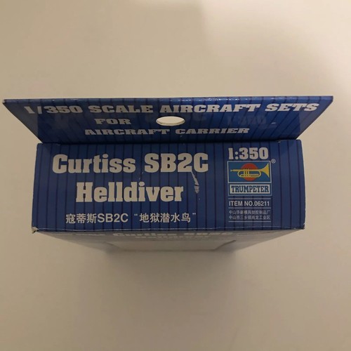 Curtiss SB2C Helldiver Trumpeter 1/350 Scale Aircraft 6 Sets Per Box #06211 - Picture 5 of 6