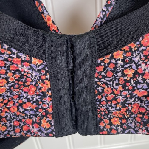 Cacique Bra 40 DDD Floral Wide Straps Satin Full Coverage Minty Condition - Picture 8 of 14