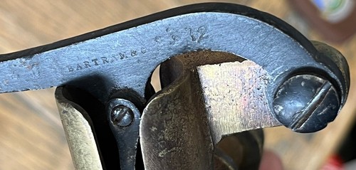 William Bartram Vintage 12g Loading Cartridge Turnover Closing Tool Brass - Picture 3 of 3