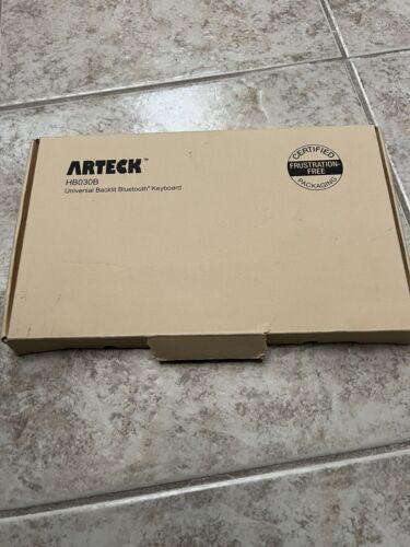 Arteck HB030B Universal Slim Portable Wireless Bluetooth 7-Color Backlit - Picture 7 of 8