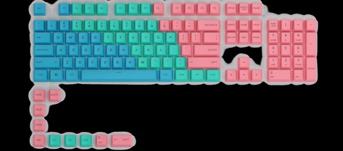 Glorious GMMK 2+ PRO - Gaming PBT KEYCAPS Pastel 114 pce BRAND NEW - FREE POST - Picture 8 of 9