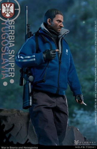 1/6 Bosnian War Serbian Sniper Action Figures - Picture 6 of 8