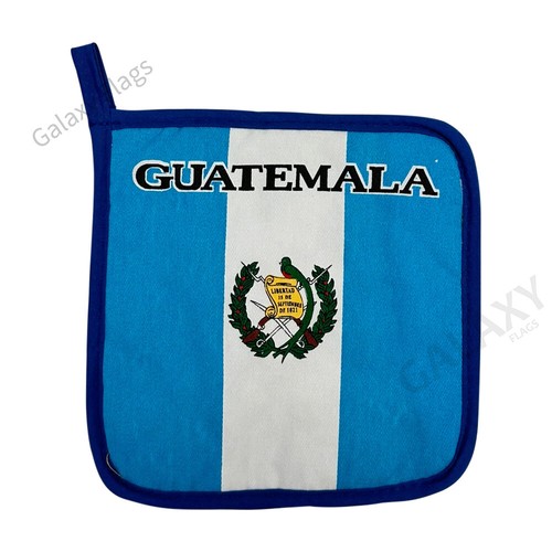 Juego de 3 piezas de cocina y barbacoa bandera de Guatemala con delantal horno guante bache bandera de Guatemala - Imagen 6 de 7