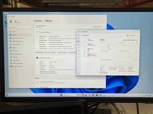 Dell Optiplex 7060 SFF Intel Core i7 8700 3.20GHz 16GB RAM 256GB SSD Win 11 - Bild 3 von 6