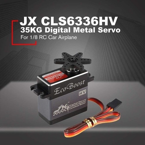 JX CLS6336HV carcasa de aluminio engranaje metálico EcoBoost servo de alto voltaje 35,6 kg TX - Imagen 5 de 7