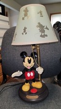 Disney Mickey Mouse Vintage Animated Talking Lamp Light Instruction Manual Box