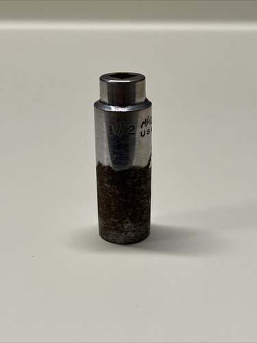Mac Tools 1/4" Drive 1/2" 6PT Deep Chrome Socket MD166 #7A1 - Picture 4 of 6