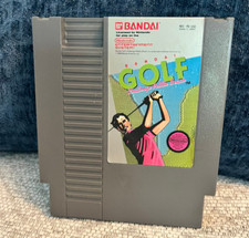 Bandai Golf Challenge Pebble Beach (Nes, Nintendo) Tested and Working!