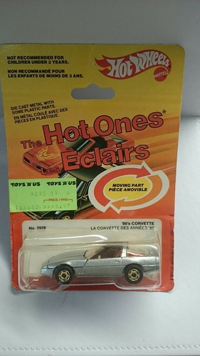 HOT WHEELS 80's CORVETTE 1982 THE HOT ONES SILVER MADE IN HONG KONG - Picture 3 of 6