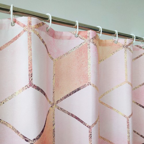 Shower Curtain Printed Polyester Fabric Curtains With 12 Hooks Bathroom Décor - Picture 73 of 200