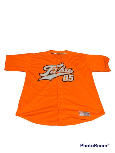 FUBU jersey, orange, vintage hip hop t 