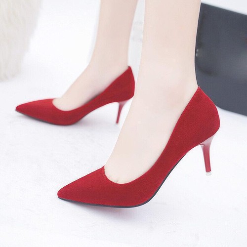 Woman High Heels Shoe Woman Shoes Pointed Toe Dress Shoes Pumps Women Shoes - Picture 9 of 20