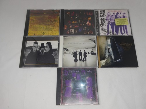 LOT OF 7 CLASSIC ROCK CD ALICE COOPER U2 GUNS N' ROSES DEPECHE MODE CHEAP TRICK - Picture 1 of 5