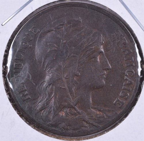 1906 France Third Republic 10 Centimes KM#843 - Picture 2 of 2