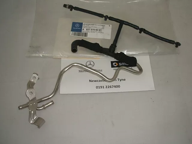 NEW Genuine Mercedes-Benz OM651 Injector Leak Off Pipe A6510706381 
