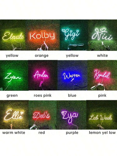 Custom Led Neon Sign Room Decor, Personalized Wedding Neon Sign-Lightning Deals - Picture 14 of 100