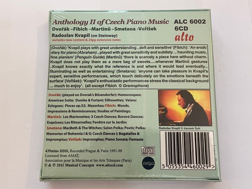 Anthology of Czech Piano Music 2 - Radoslav Kvapil (6 x CD 2011) Sealed Dinted - Picture 3 of 3