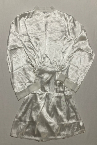 NUEVO CON TRACCIÓN Linea Donatella Medianoche Vestido Corto Envolvente Blanco S/M - Imagen 3 de 6